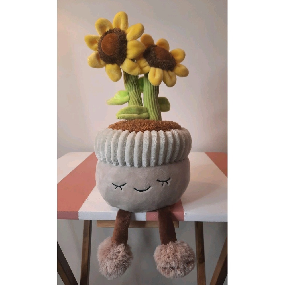 Greenhouse Russ Sunflower Potted Plant Plush - Picture 2 of 8